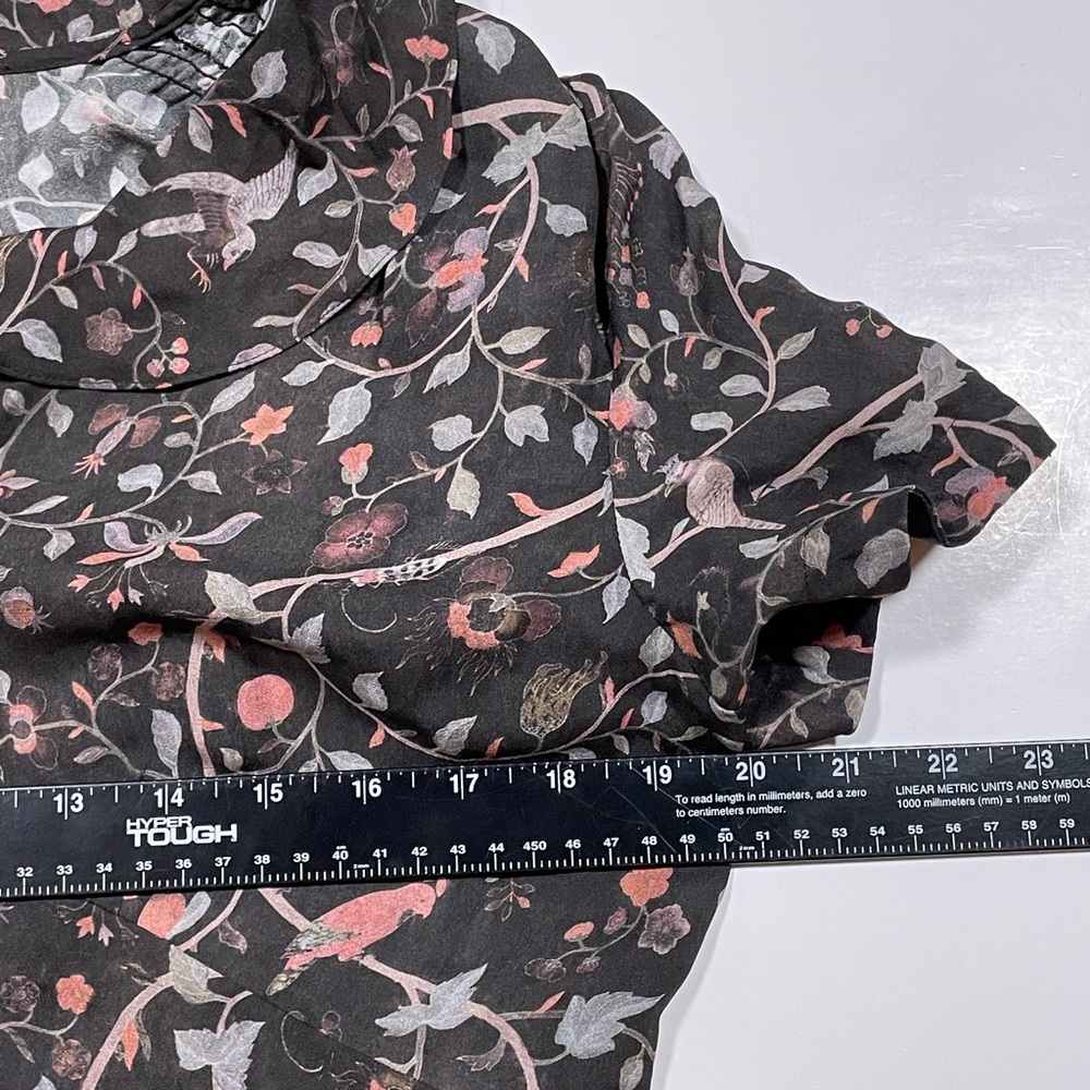 Peruvian Connection Black Floral Short-Sleeve V-Neck Dress - Picture 11 of 15